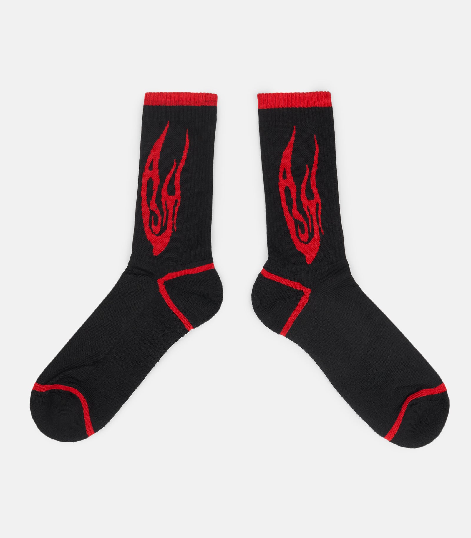 Red Flame Socks