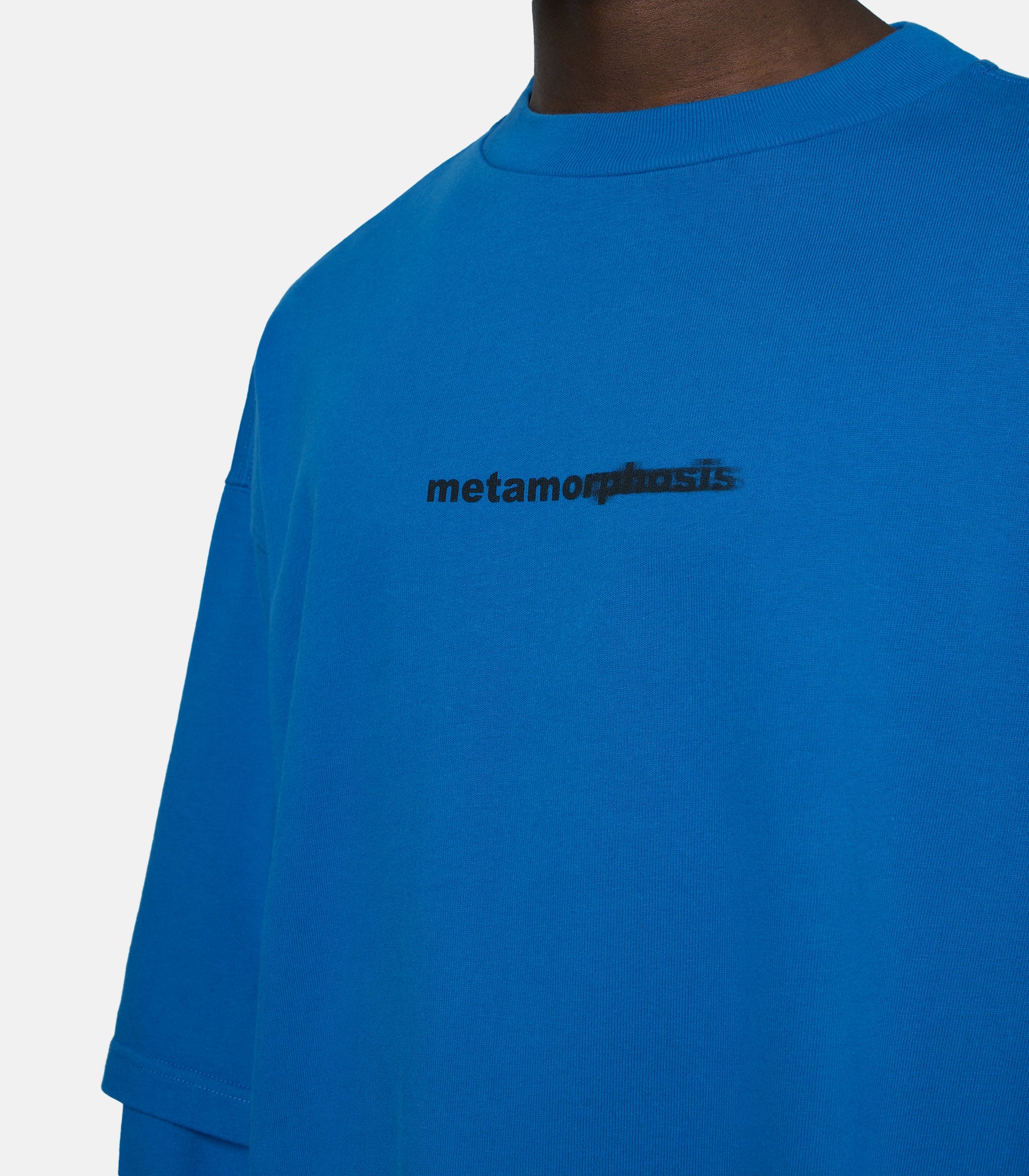 Meta Blue Double Sleeve T-Shirt