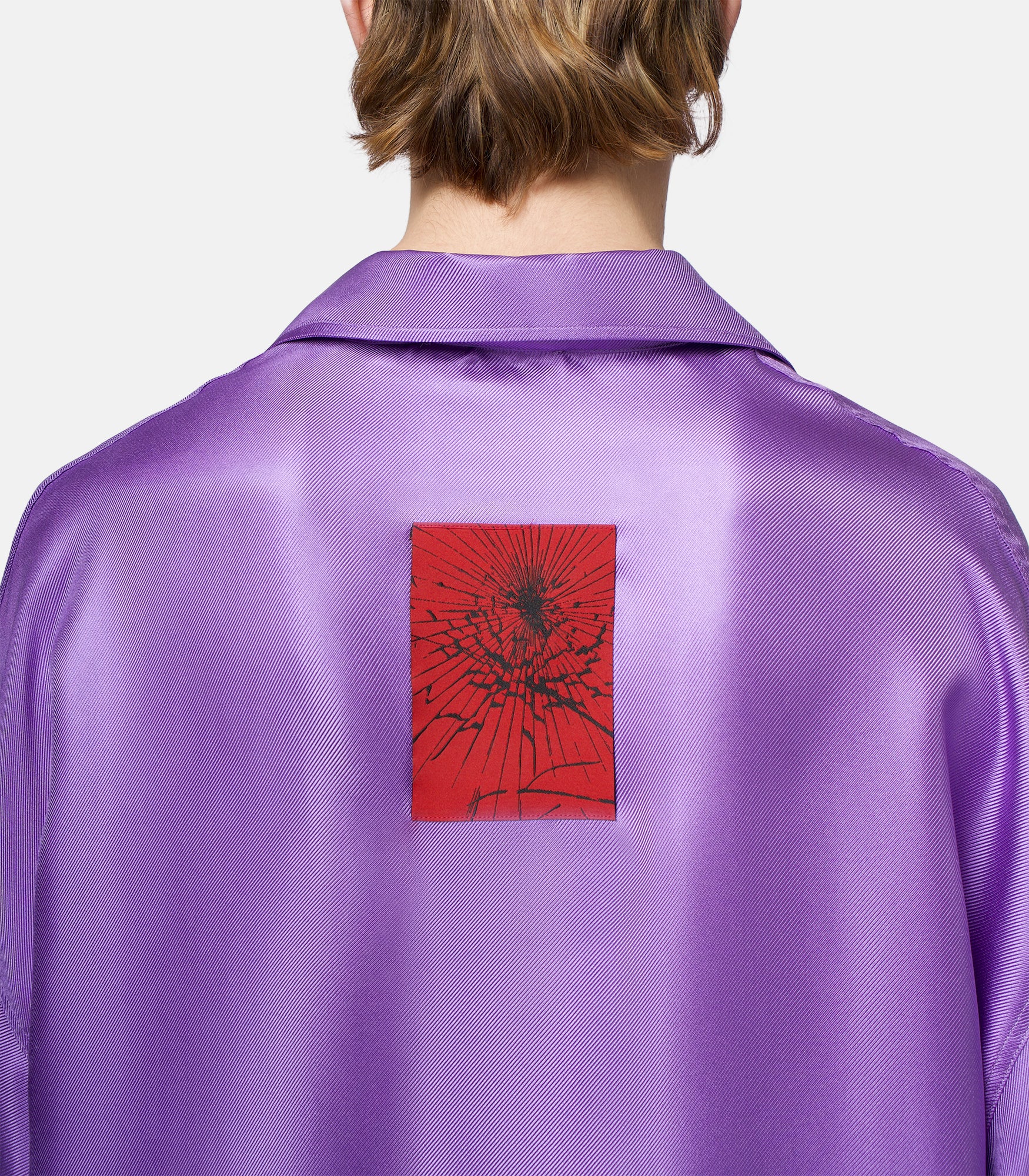 Violet Silk Shirt